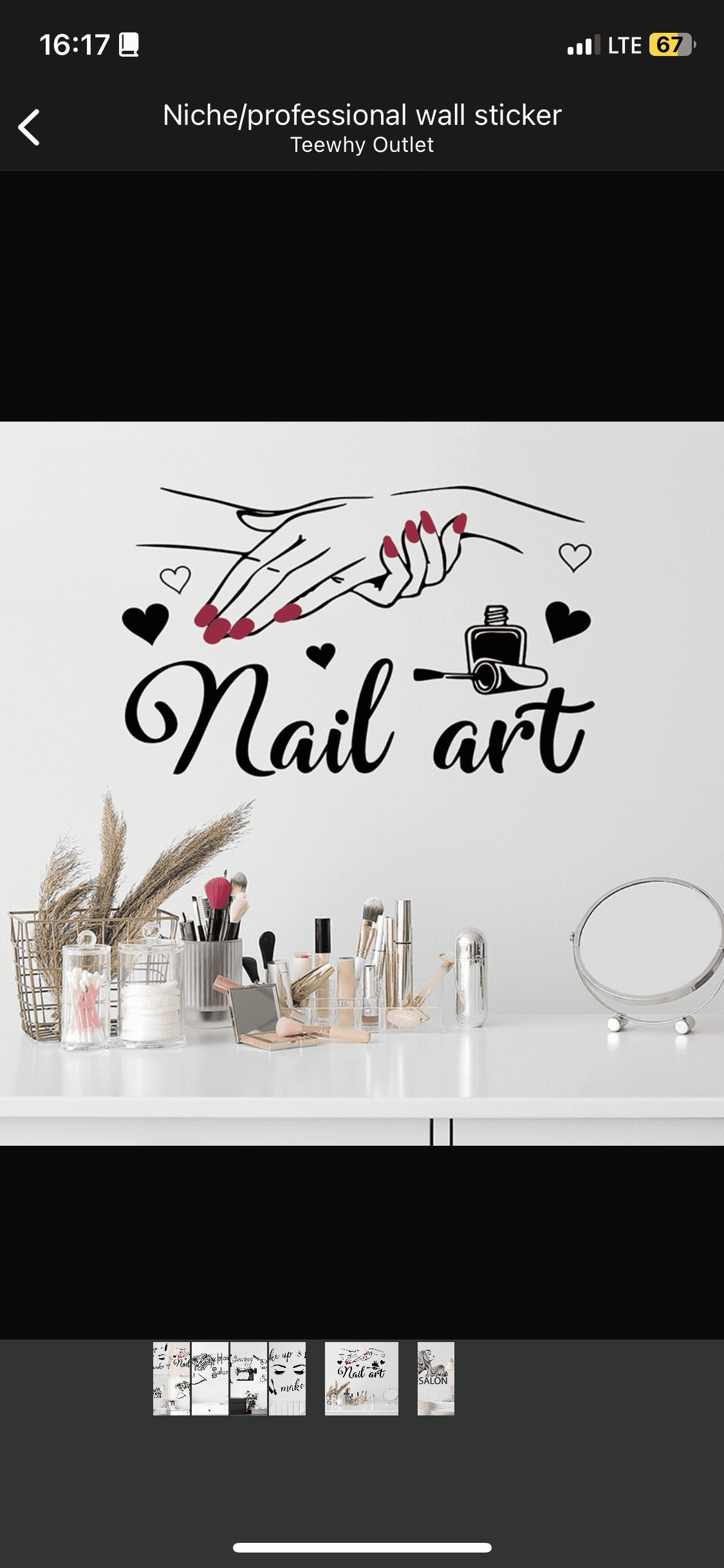 Niches wall stickers