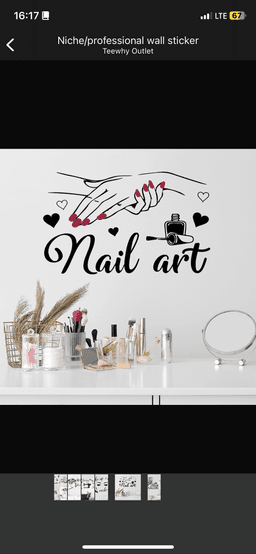 Niches wall stickers