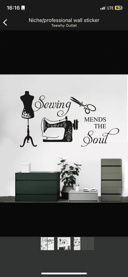 Niches wall stickers